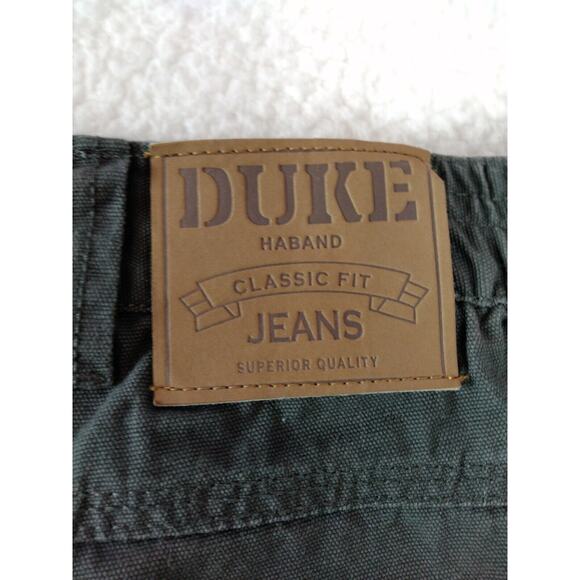 Duke Haband men's gray jeans carpenter side elastic waist size 42x 28.5" - Picture 13 of 16